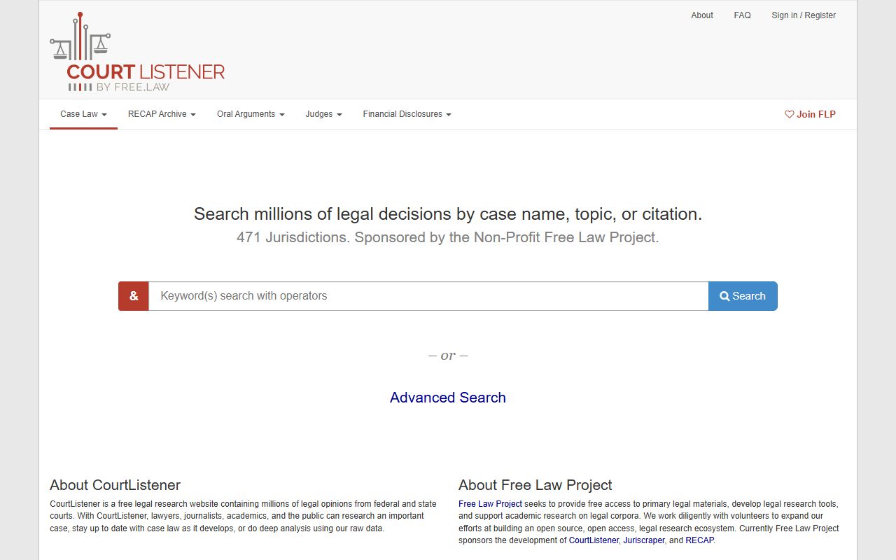 Jefferson County arrest records and CourtListener research reference